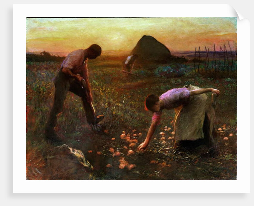 The Allotment Garden by George Clausen