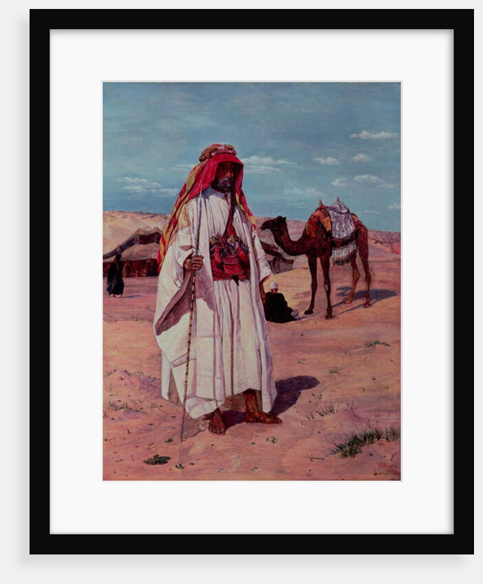 Sir Richard Burton in Arab Dress, 1854 by Thomas Seddon