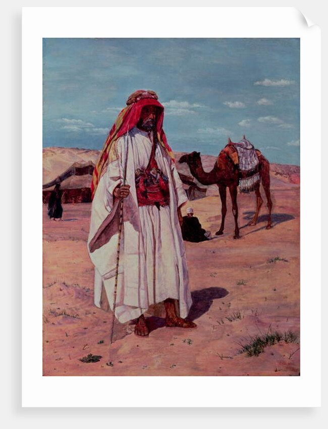 Sir Richard Burton in Arab Dress, 1854 by Thomas Seddon