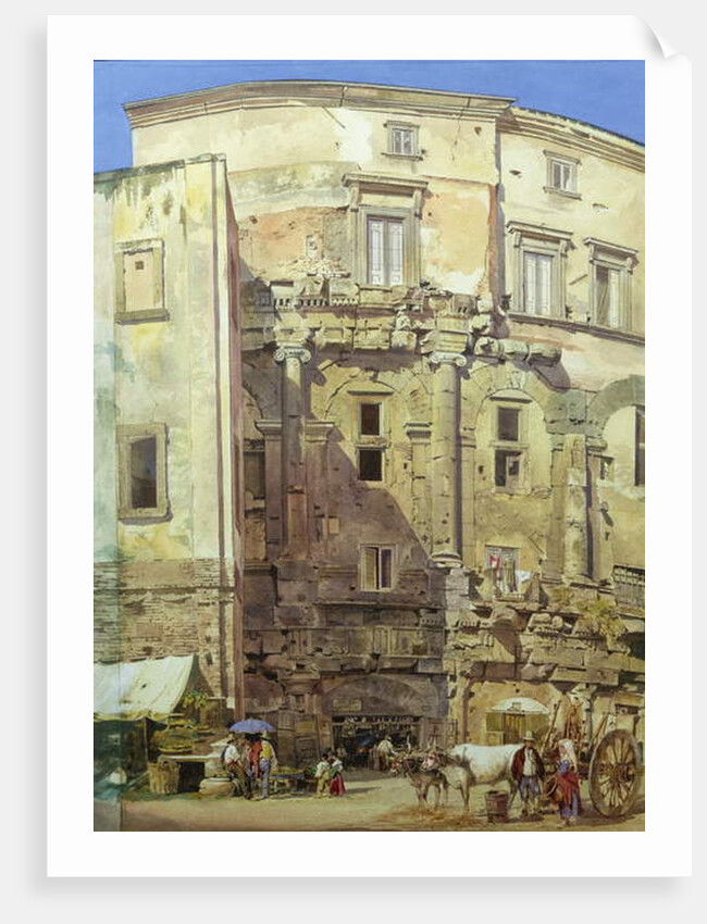 Theatre of Marcellus, Rome by Thomas Hartley Cromek