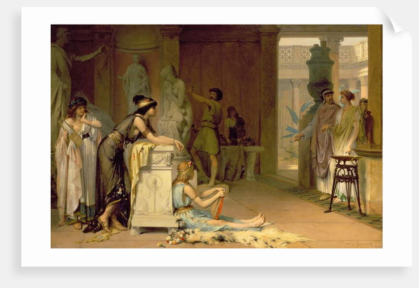 The Studio of Phidias, 1879 by Pierre Olivier Joseph Loommans
