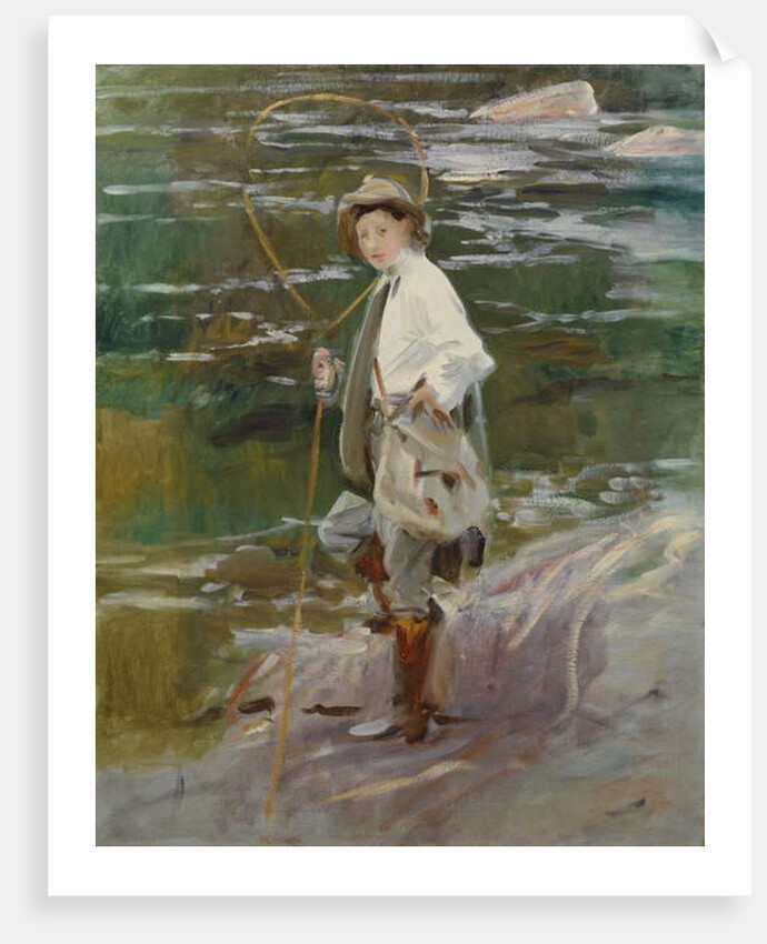 A Young Salmon Fisher, 1901 by John Singer Sargent