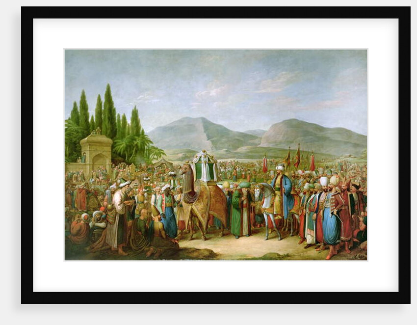 Emir Bechir Shihab II, Ruler of the Lebanon, Rendering Homage to Ibrahim Pasha, before St Jean d'Acre in 1831 by Georg Emanuel Opitz
