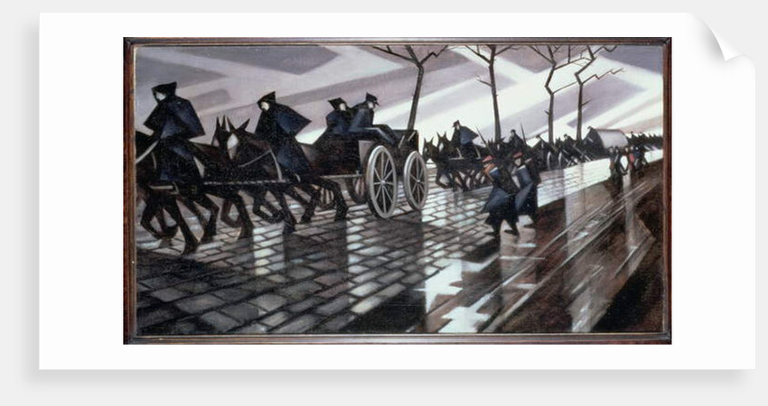 The Road to Ypres by Christopher Richard Wynne Nevinson
