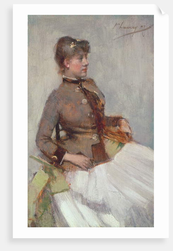 Portrait of a seated lady, 1887 by John Lavery