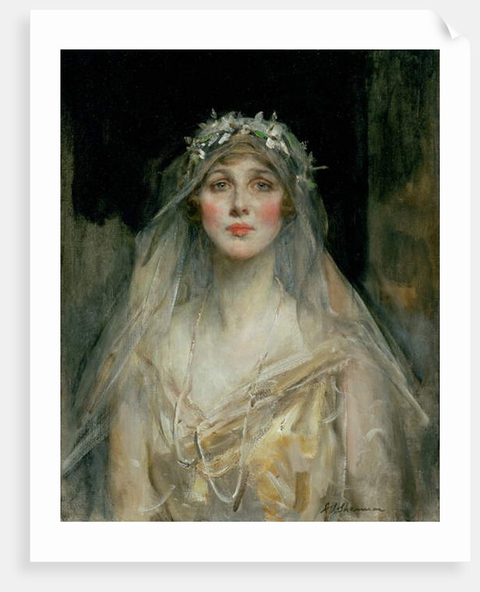 Portrait of a Bride by James Jebusa Shannon