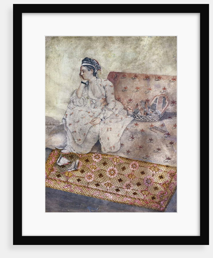 Portrait of Mary Gunning, Countess of Coventry by E. Lyttleton