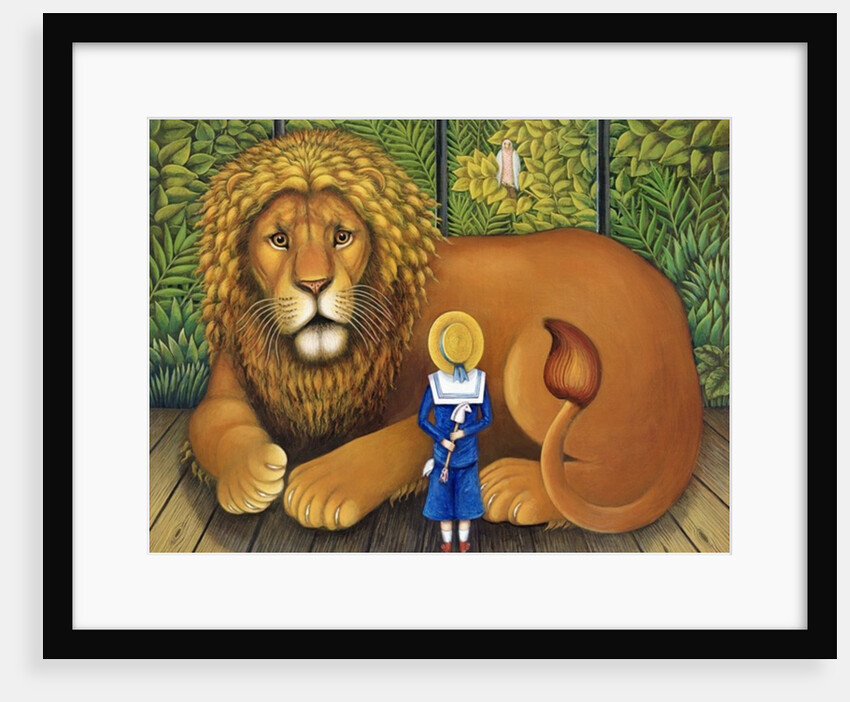 The Lion and Albert, 2001 by Frances Broomfield