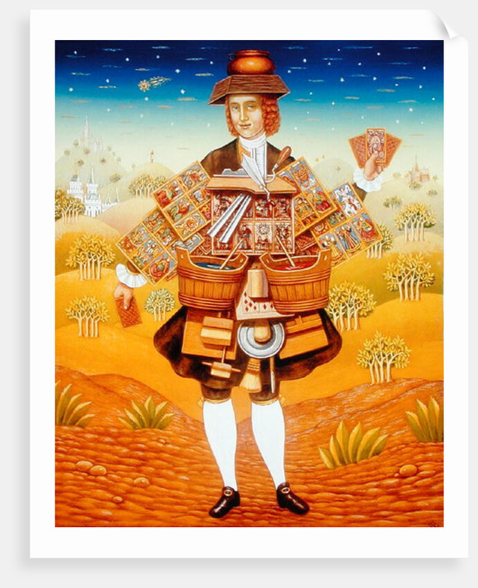 The Card Seller, 2003 by Frances Broomfield