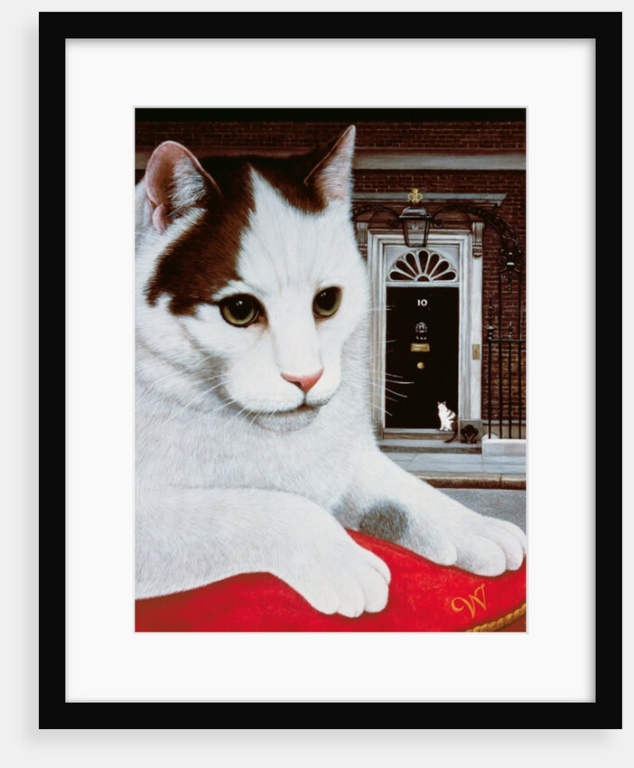 Wilberforce, the Number 10 Cat, 1987 by Frances Broomfield
