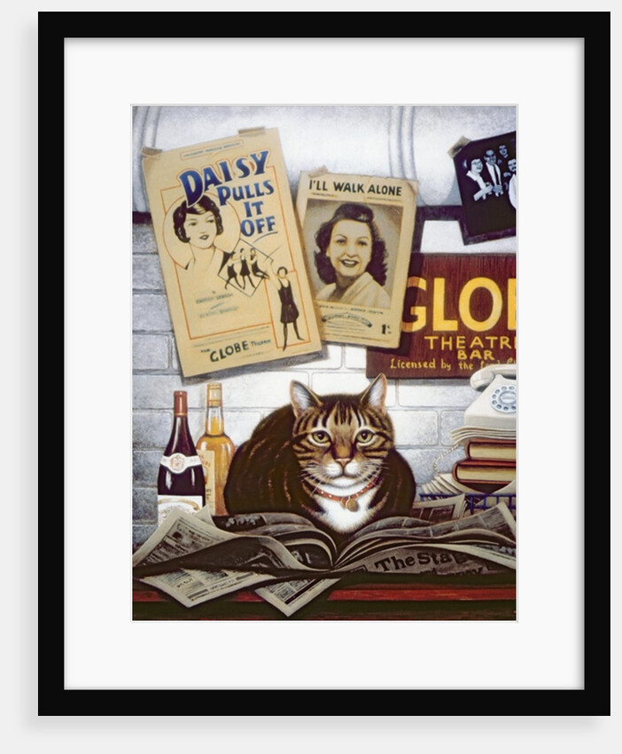 Beerbohm, the theatre cat by Frances Broomfield