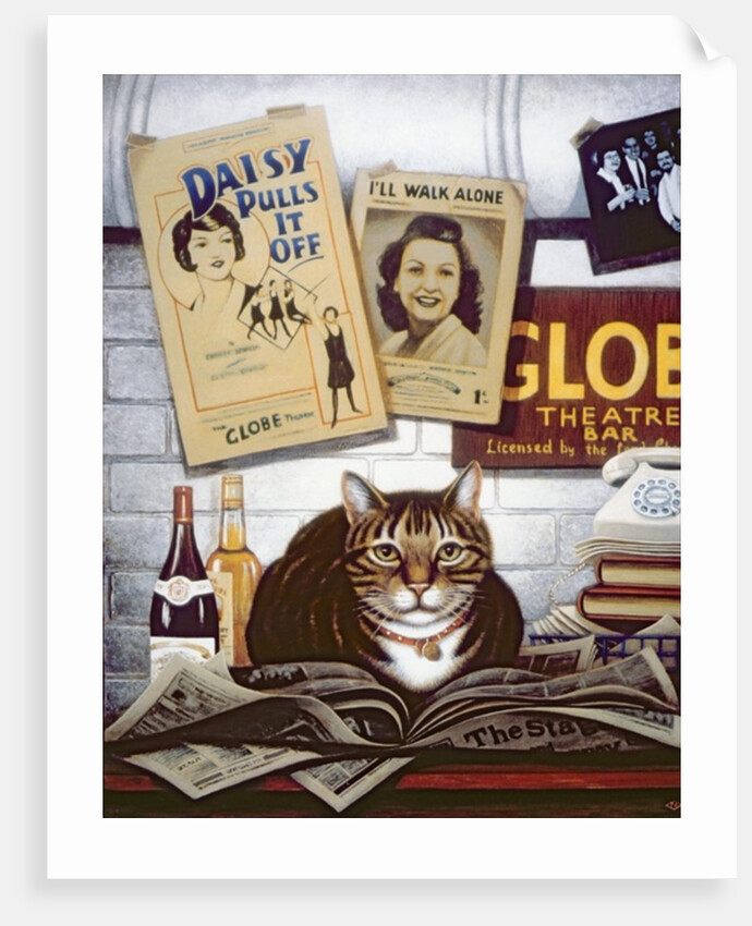 Beerbohm, the theatre cat by Frances Broomfield