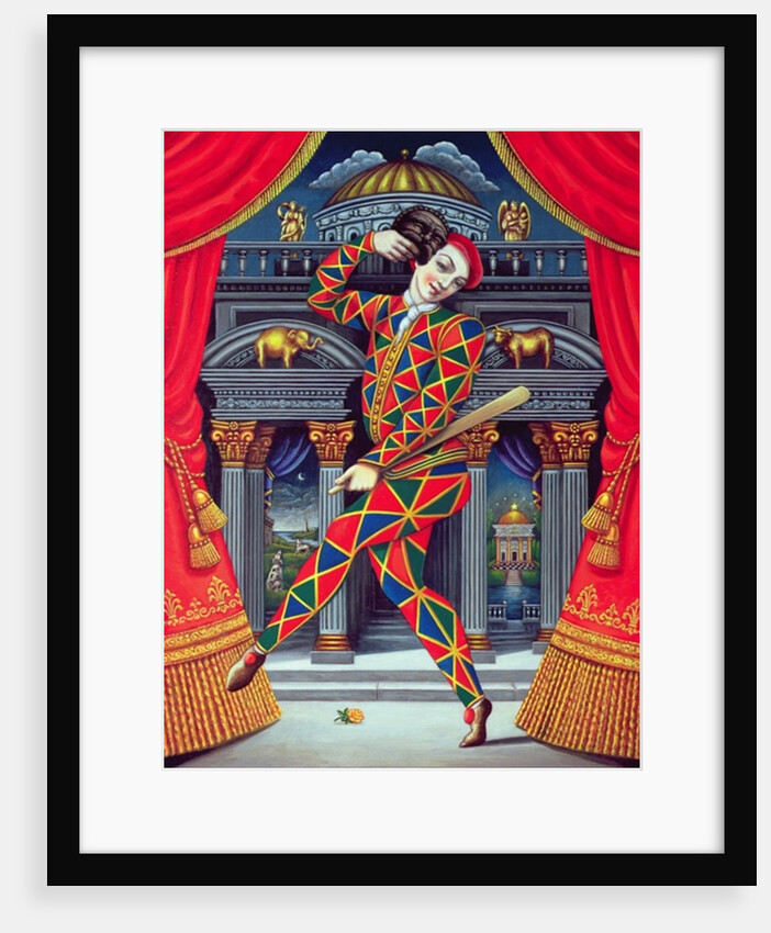 Harlequin at the Gates of Horn and Ivory, 2007 by Frances Broomfield