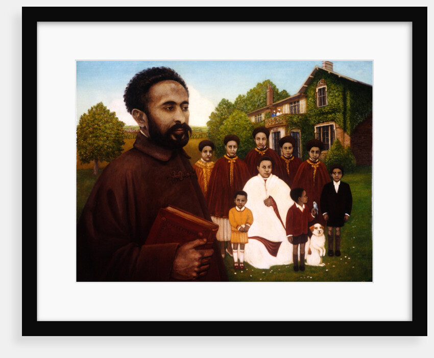 Haile Selassie in Exile, 1987 by Frances Broomfield