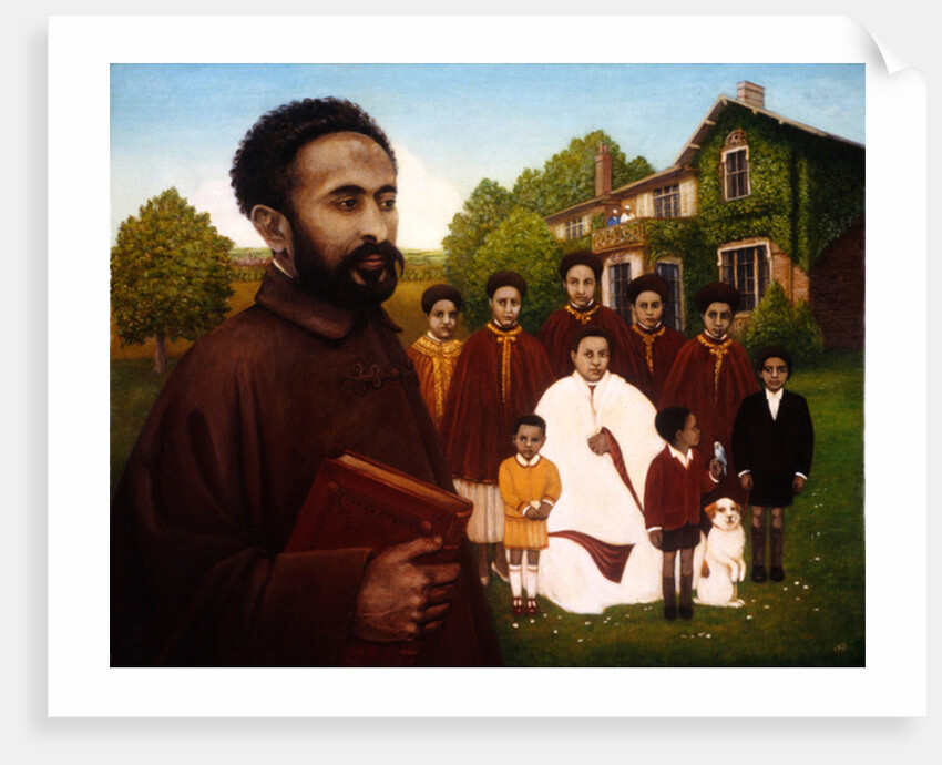Haile Selassie in Exile, 1987 by Frances Broomfield