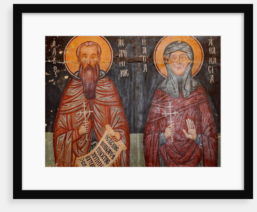 Byzantine fresco by Anonymous