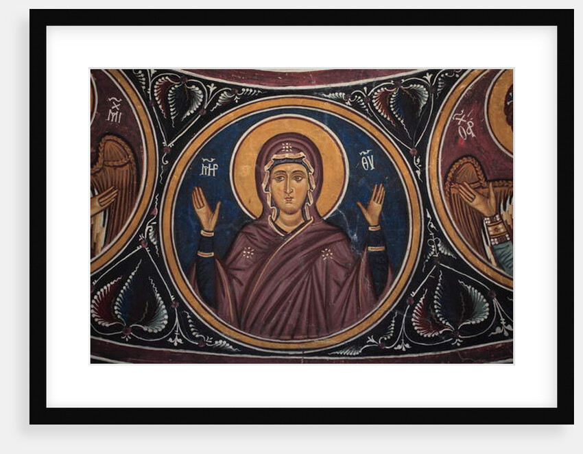 The virgin Mary Medallion around Christ and the Last Judgement by Anonymous