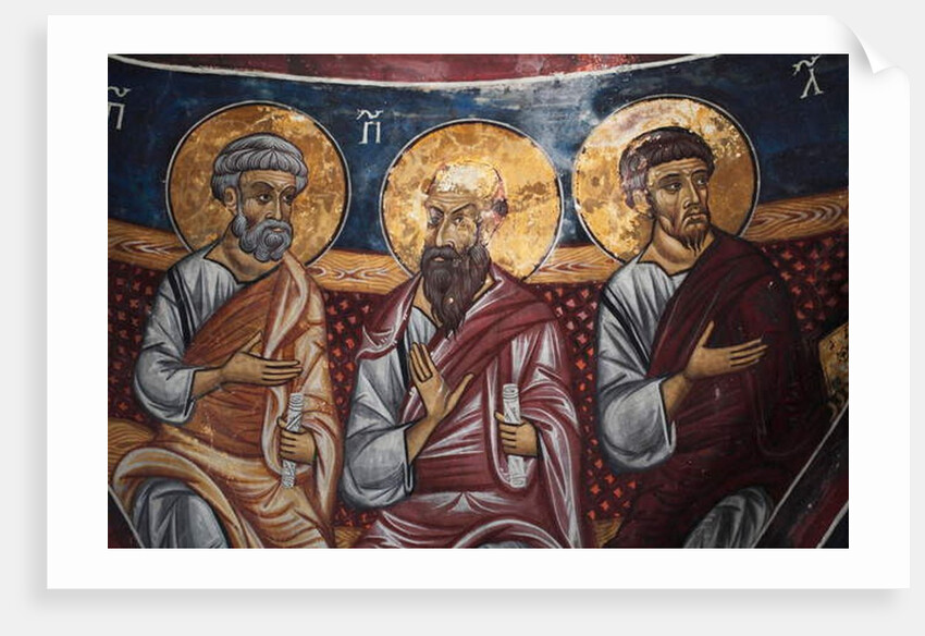 Apostles representation around Christ and the Last Judgement by Anonymous