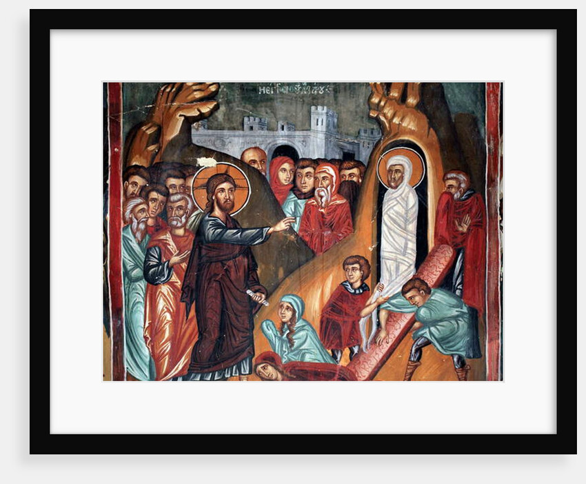 Episodes of Jesus Christ's life: the raising of Lazarus, 15th century by Anonymous