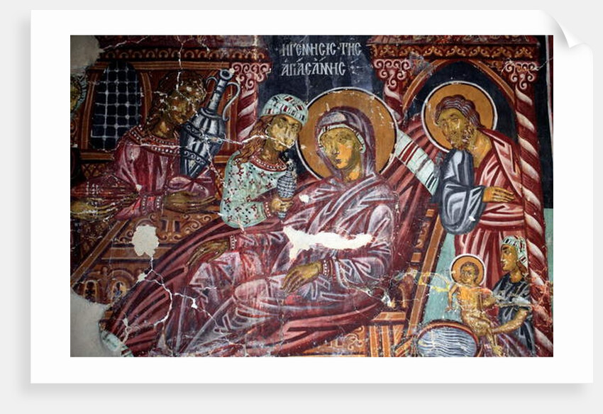 Byzantine fresco by Anonymous