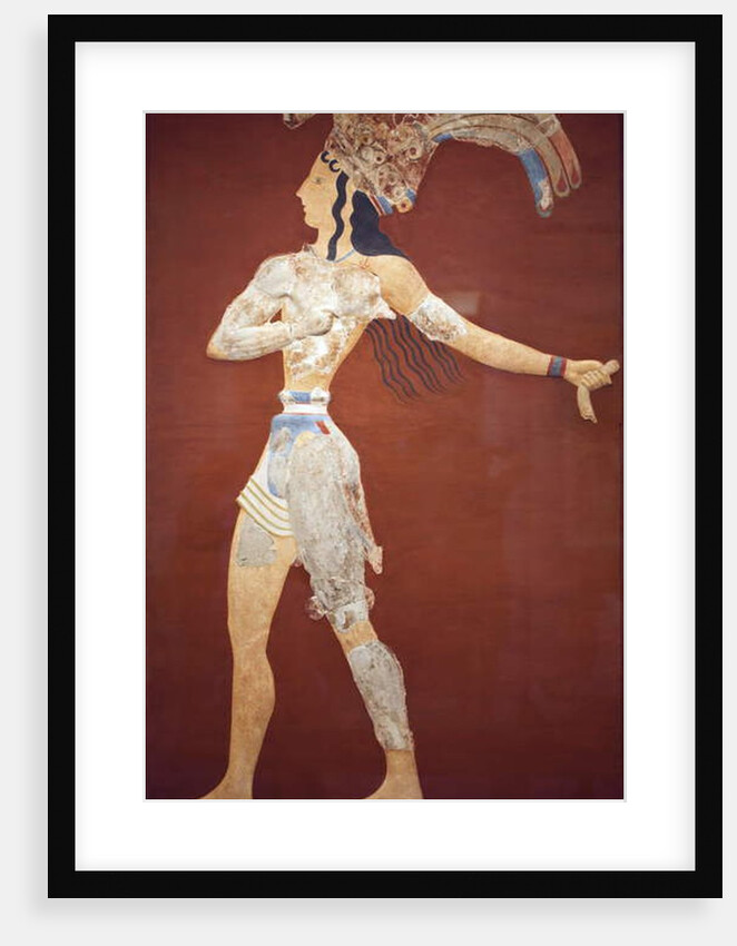 Prince of the Lilies fresco by Minoan Minoan