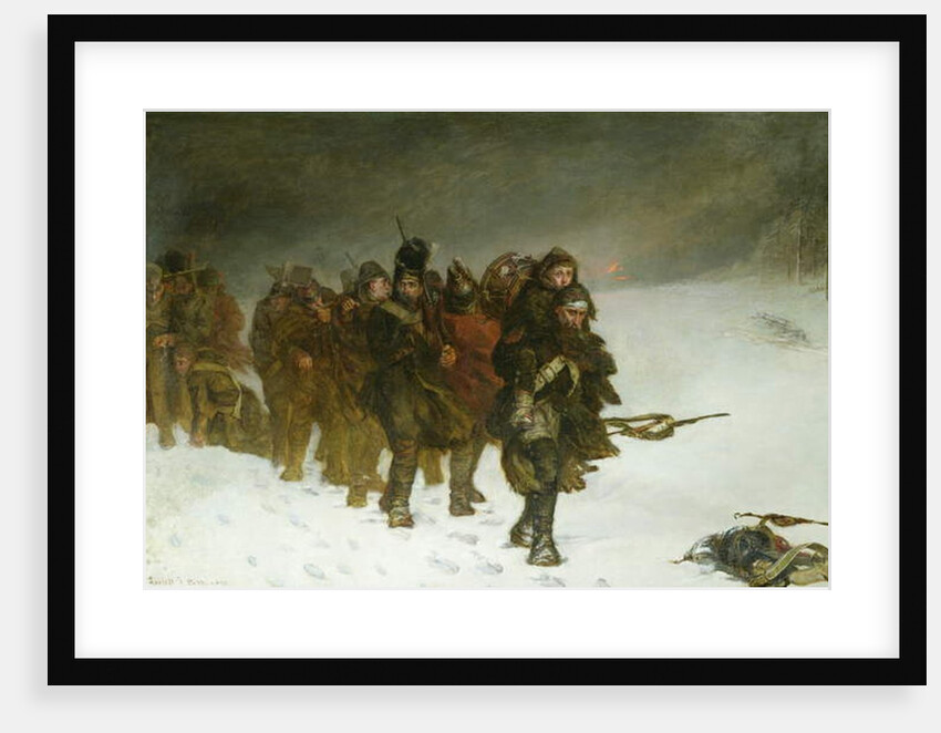 On the March from Moscow, 1873 by Laslett John Pott