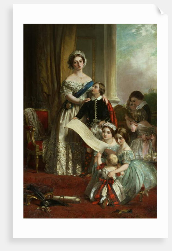 Queen Victoria and her children in 1851 by John Callcott Horsley