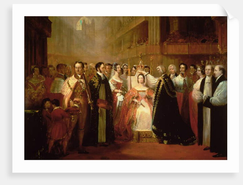 The Coronation of Queen Victoria by L. and Bettridge H. Jennens