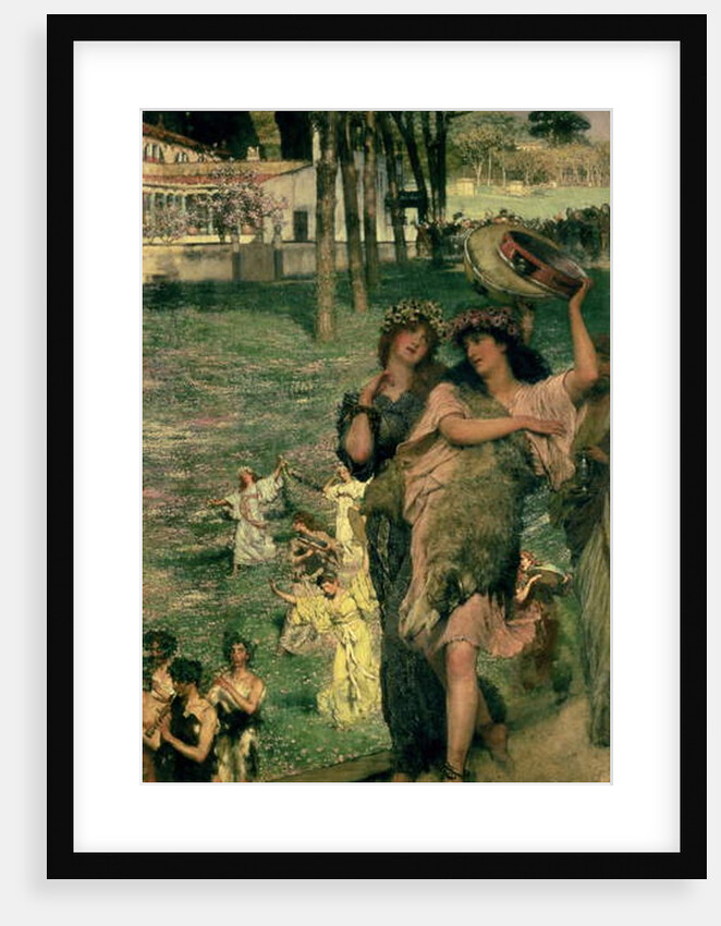 On the Road to the Temple of Ceres: A Spring Festival, 1879 by Lawrence Alma-Tadema