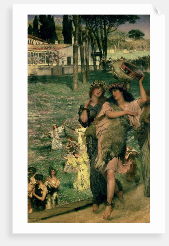 On the Road to the Temple of Ceres: A Spring Festival, 1879 by Lawrence Alma-Tadema