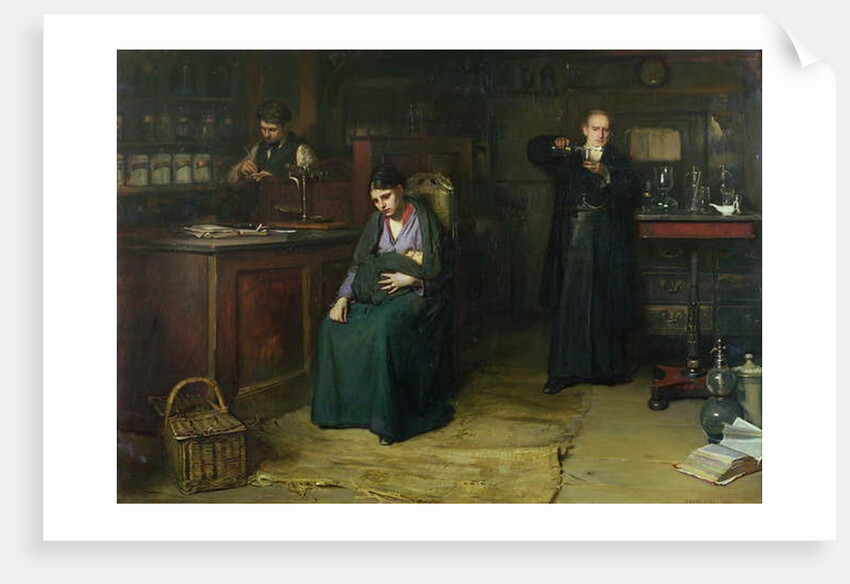 Doubtful Hope, 1875 by Frank Holl