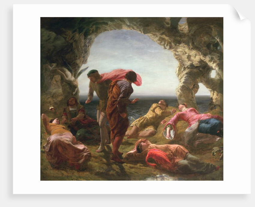 Scene from 'The Tempest', 1856 by Paul Falconer Poole