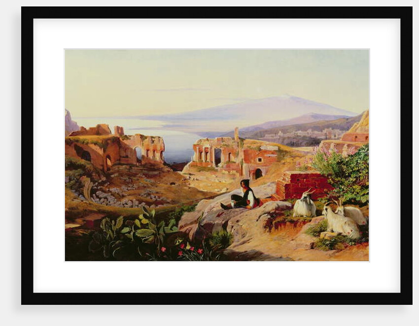 Taormina by Edward Lear