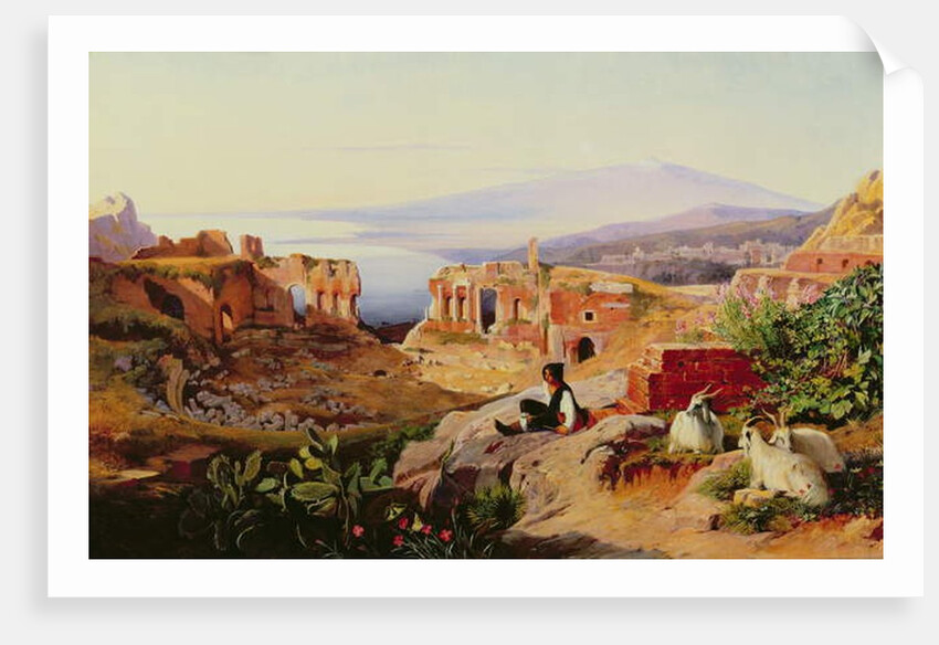 Taormina by Edward Lear