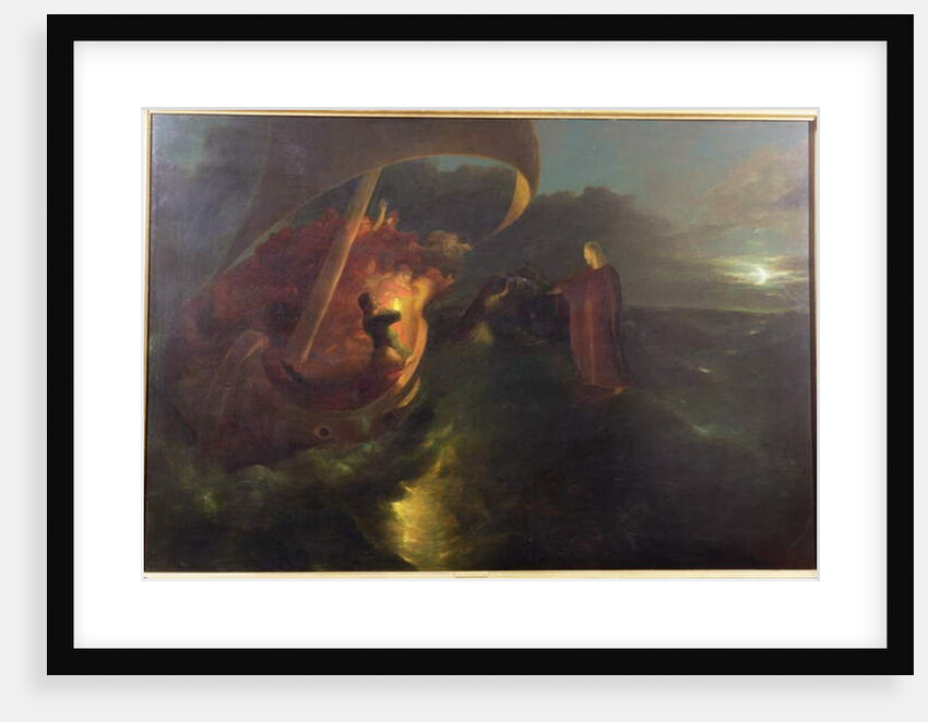 Christ walking on the Sea of Galilee by Francis Danby