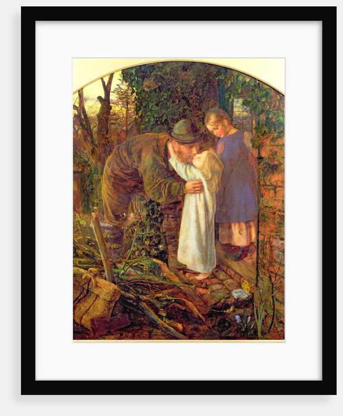 Home from work, 1861 by Arthur Hughes