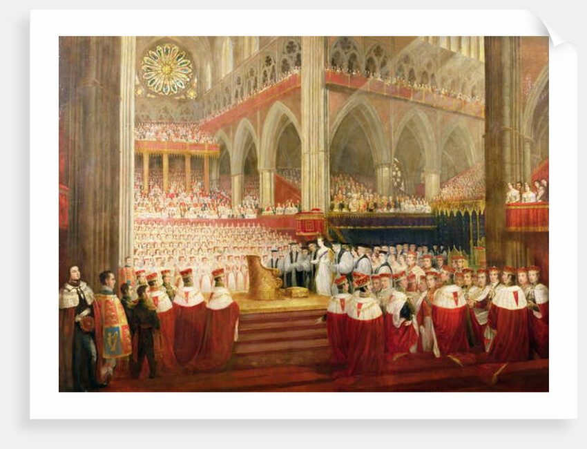 The Coronation of Queen Victoria, June 28th 1838 by Edmund Thomas Parris