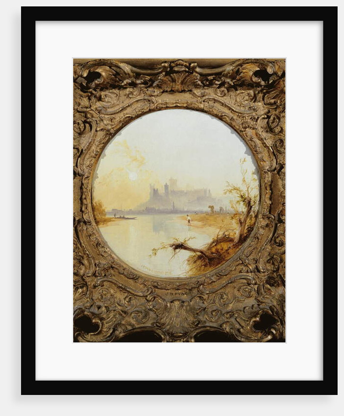 A View of Windsor Castle from the Thames by James Baker Pyne