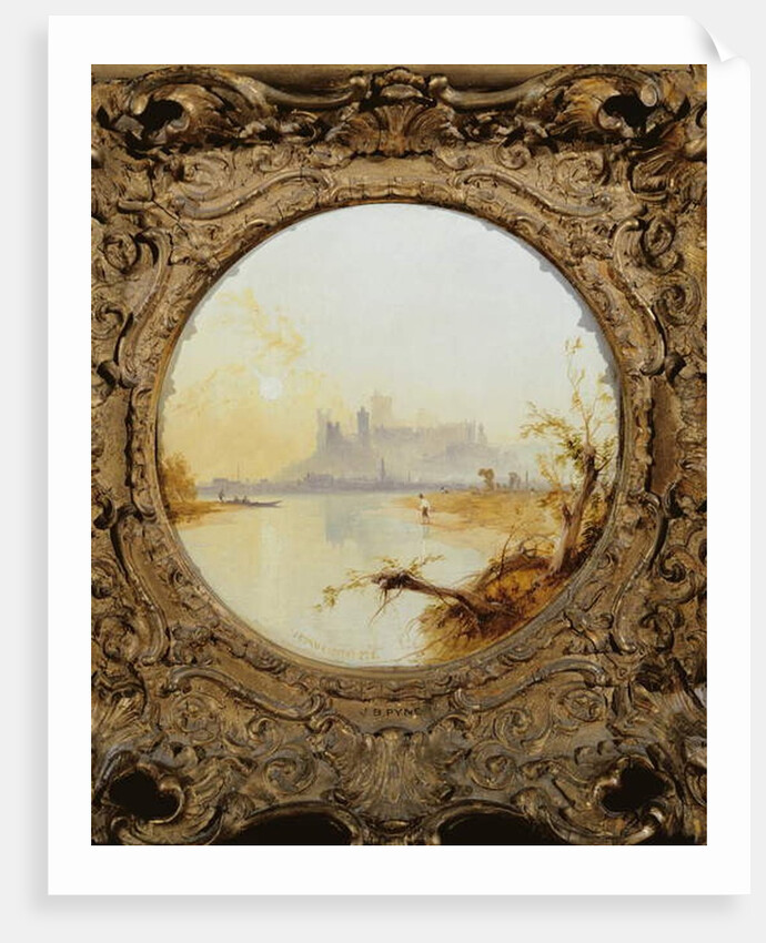 A View of Windsor Castle from the Thames by James Baker Pyne