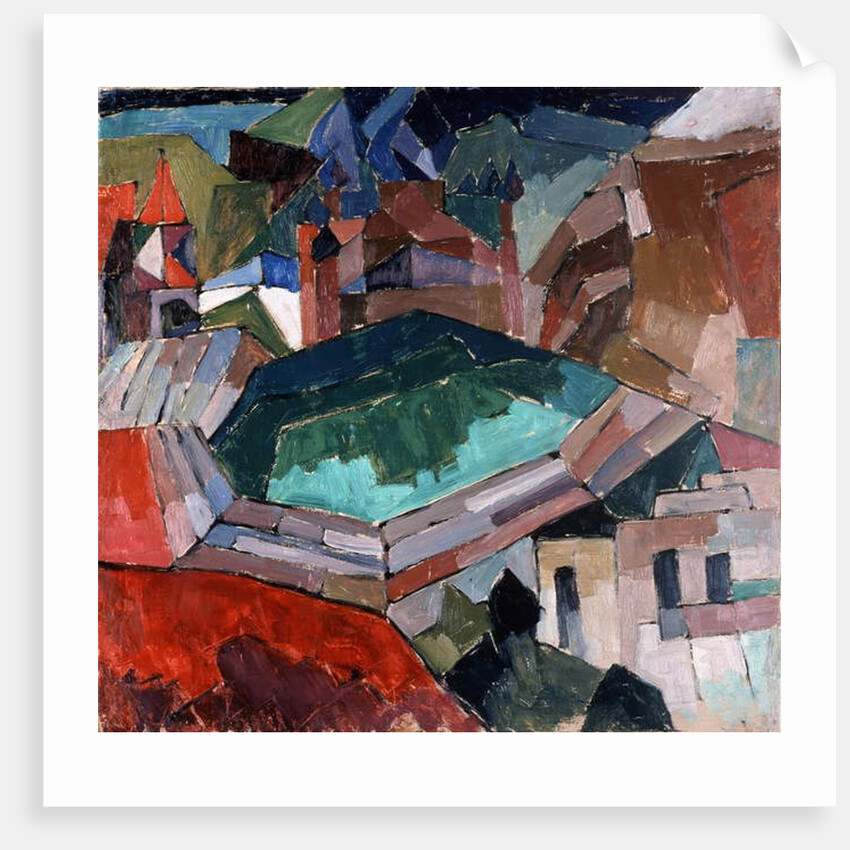 Town in Southern Russia, c.1914-16 by Aristarkh Vasilievic Lentulov