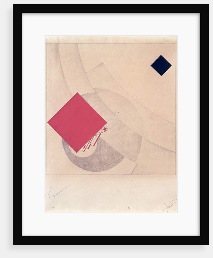 Study for 'This is the end' from the 'Story of Two Squares', 1920 by Eliezer Markowich (1890-1941) Lissitzky