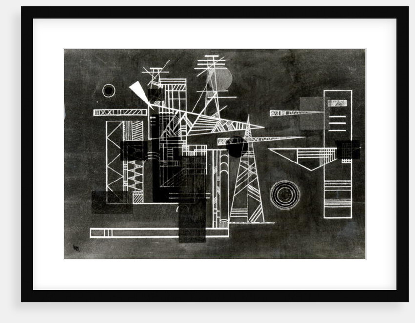Construction with points, 1927 by Wassily Kandinsky