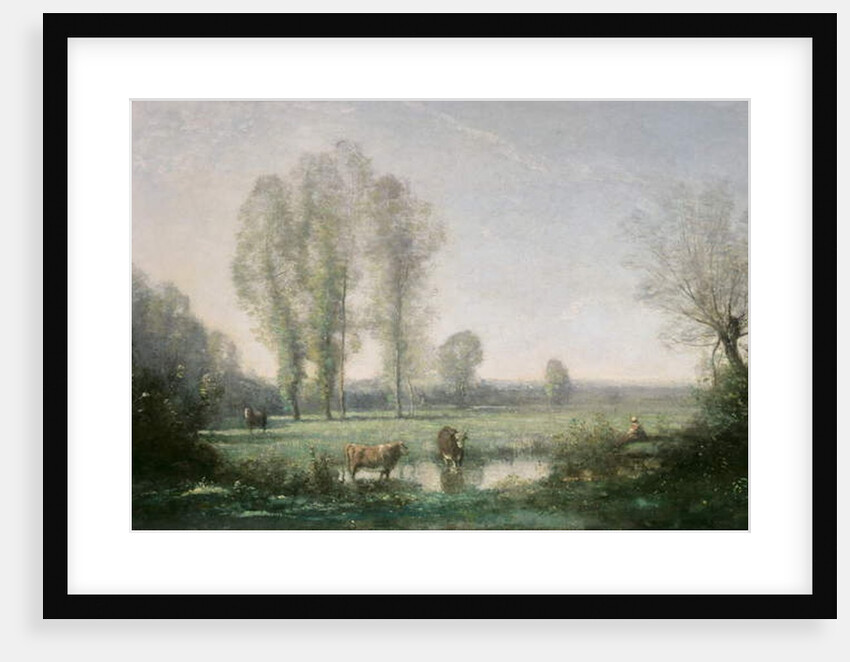 Morning mist, 1860 by Jean Baptiste Camille Corot