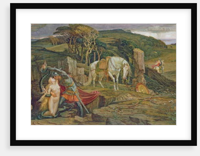 The Laidly Worm of Spindleston Heugh, 1881 by Walter Crane