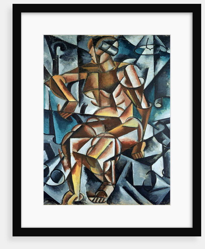 Seated Figure, 1914-15 by Lyubov Sergeevna Popova