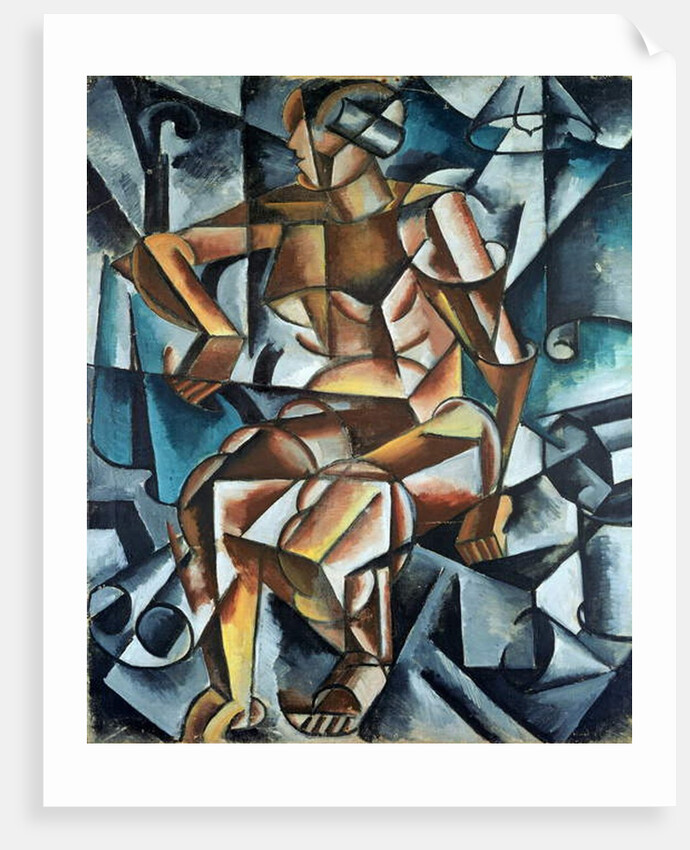Seated Figure, 1914-15 by Lyubov Sergeevna Popova