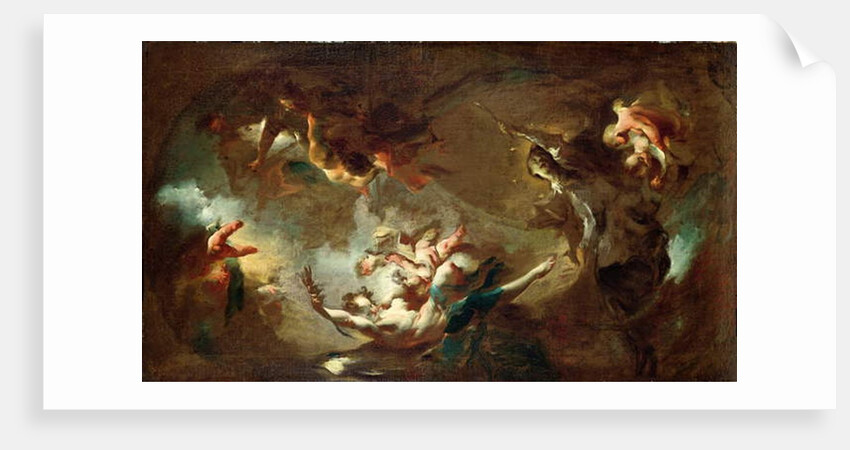 St. John Nepomuk being Taken up to Heaven by Franz Anton Maulbertsch