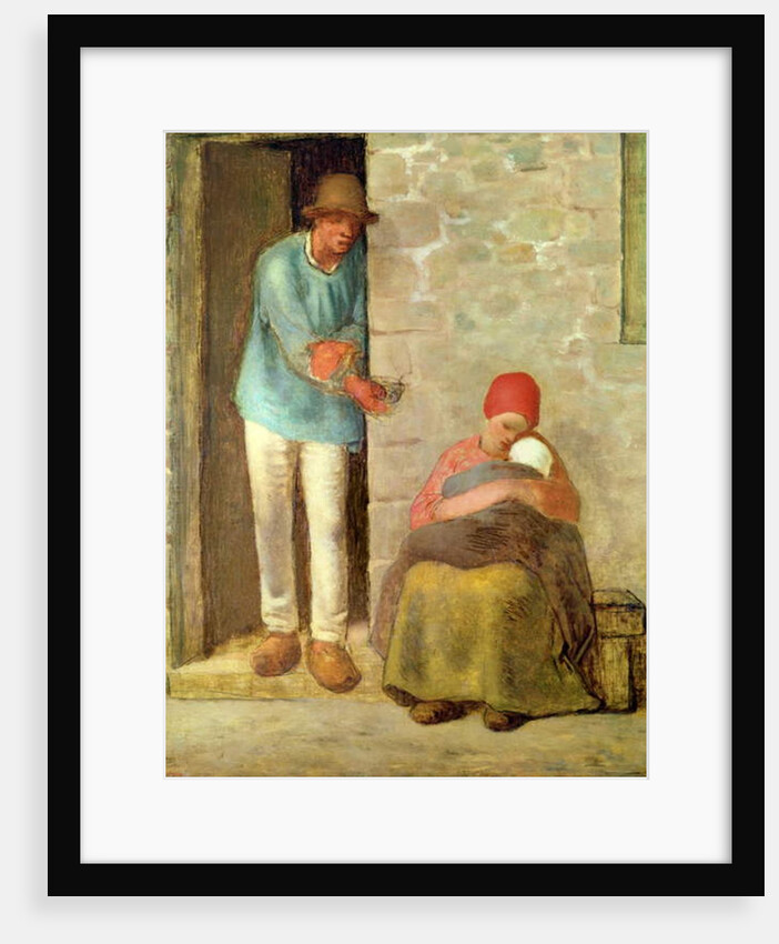 Nourishment, 1858 by Jean-Francois Millet