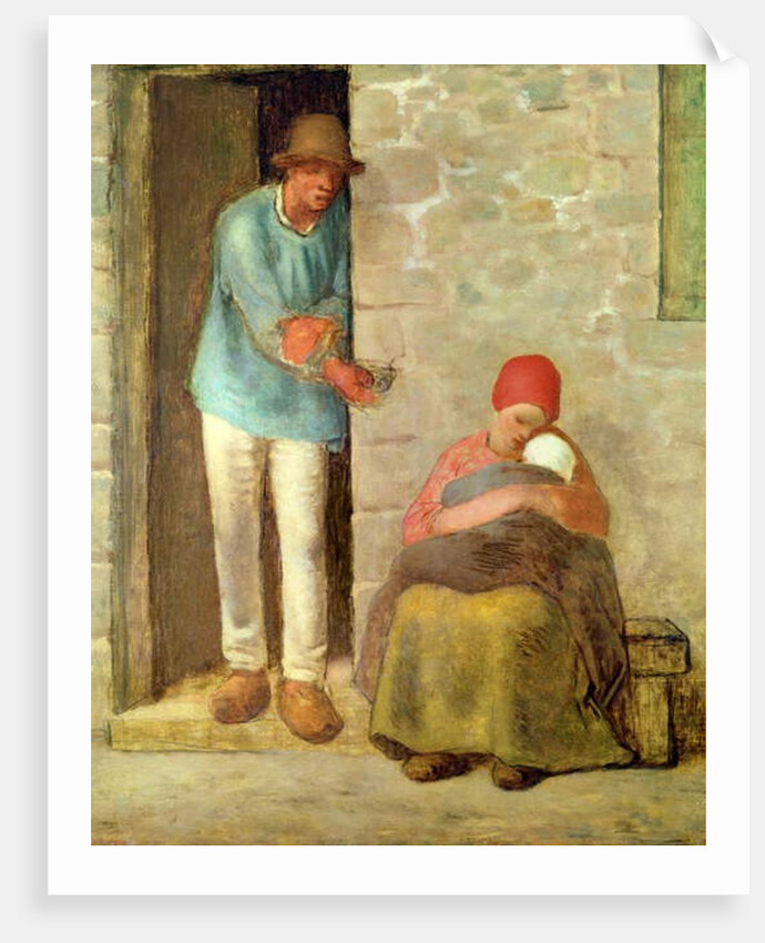 Nourishment, 1858 by Jean-Francois Millet