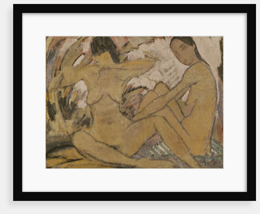 Two Women Sitting, c.1914 by Otto Muller or Mueller